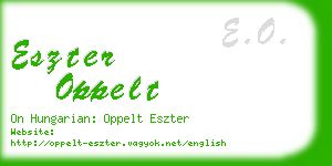 eszter oppelt business card